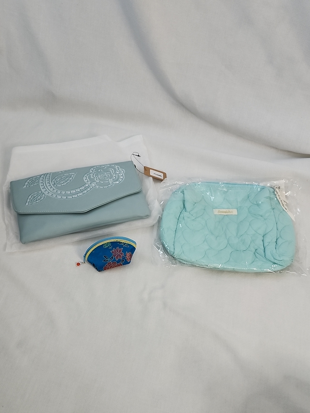 Hello 3am Floral Crossbody, Puffer Cosmetics Bags and Coin Purse